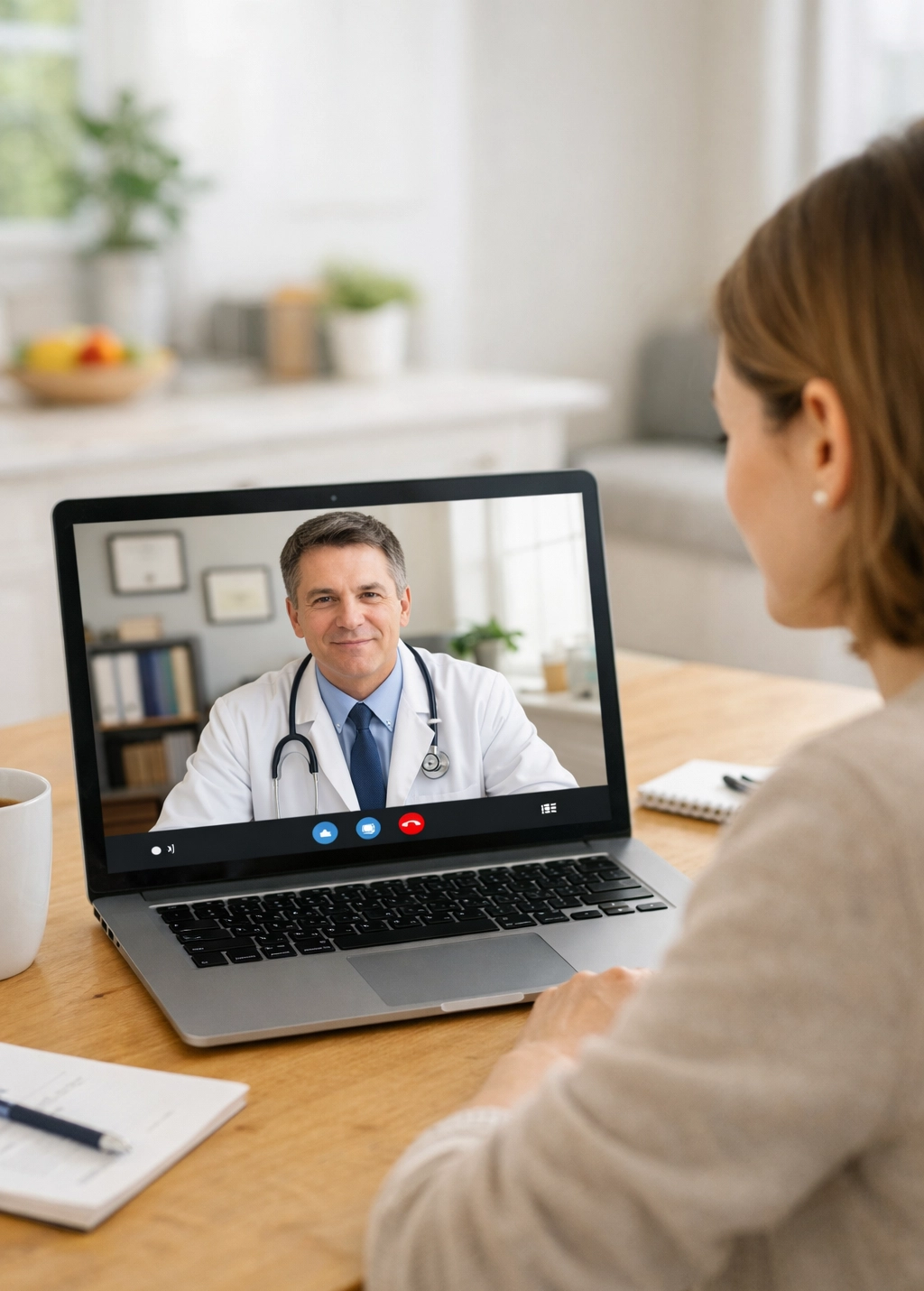 Telemedicine remote computer session