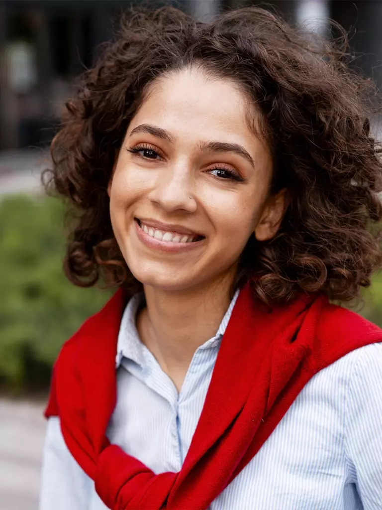 Happy young woman
