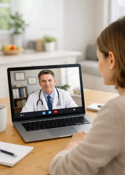 Telemedicine remote computer session